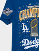 PRO STANDARD Los Angeles Dodgers World Series Champions Mens Tee image number 4