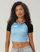FIFA World Cup 2026&trade; Argentina Womens Crop Raglan Tee image number 2