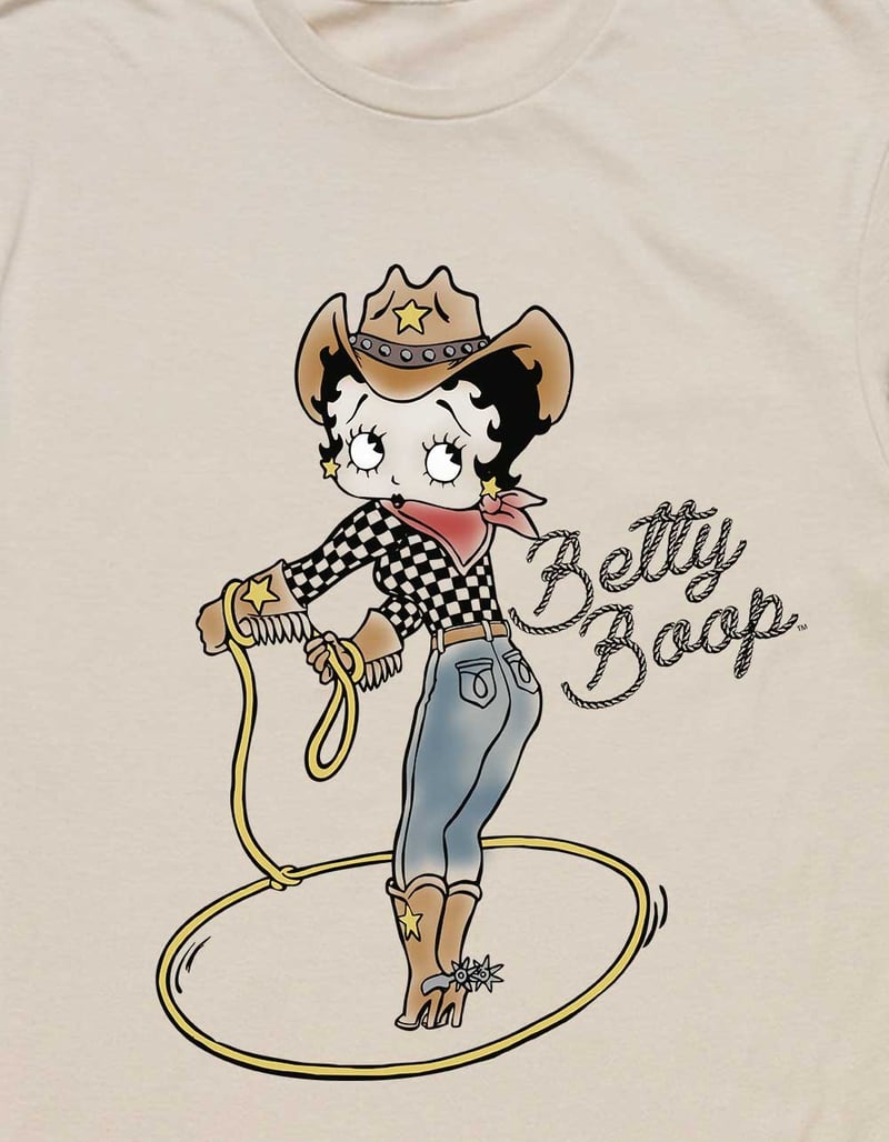 BETTY BOOP Cowgirl Unisex Tee SAND Tillys