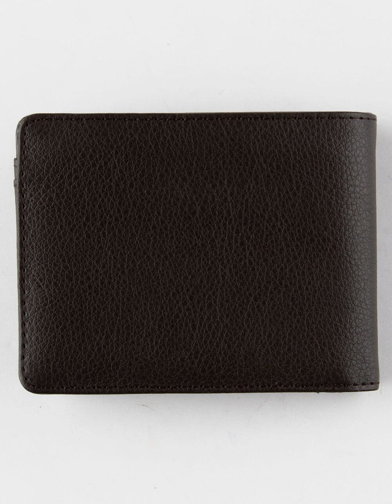NIXON Cape Vegan Leather Brown Wallet image number 2