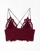 FREE PEOPLE Adella Dark Red Bralette image number 5
