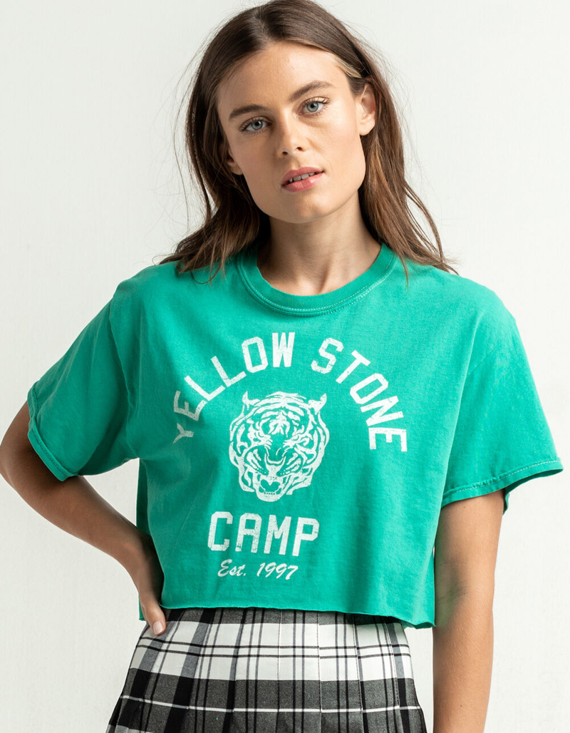 FULL TILT Yellowstone Camp Womens Crop Tee image number 0