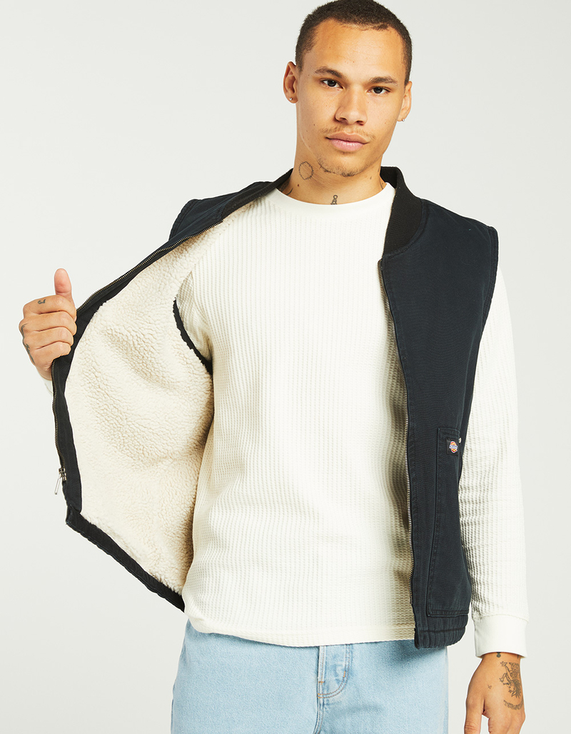 DICKIES Lined Mens Duck Vest image number 4