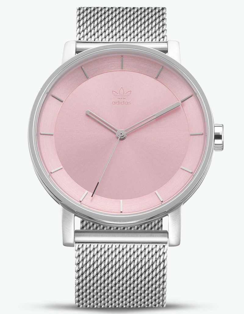 ADIDAS DISTRICT_M1 Silver & Pink Watch image number 0