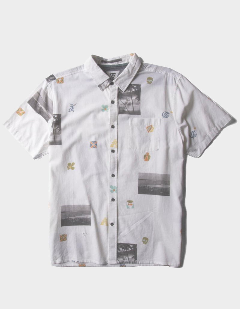 VISSLA Neu Wave Eco Mens Button Up Shirt image number 0