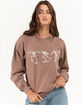 FULL TILT Skeleton Skate Womens Crewneck Sweatshirt image number 2