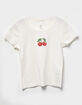 FULL TILT Cherry Girls Baby Tee image number 1