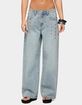 EDIKTED Oaklee Studded Low Rise Baggy Jeans image number 1