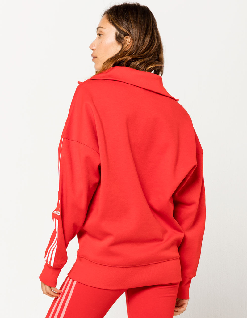 ADIDAS Half-Zip Scarlet Womens Sweatshirt image number 2