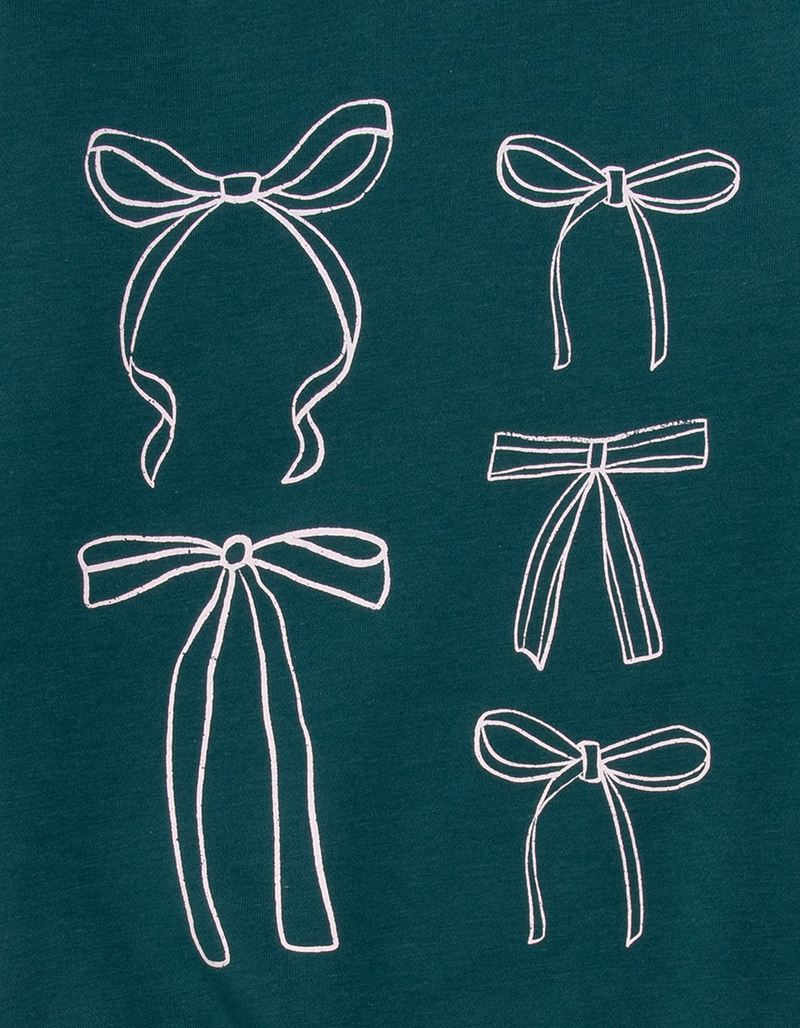 FULL TILT Bow Girls Crewneck Sweatshirt image number 2