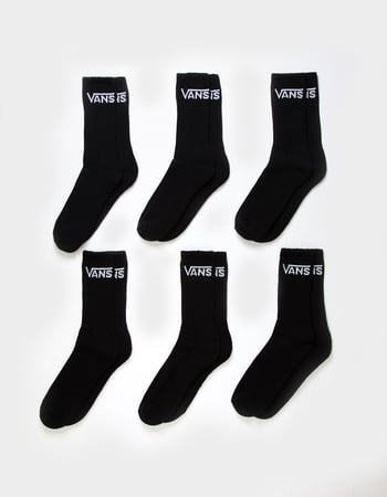 VANS 6 Pack Mens Classic Crew Socks Primary Image