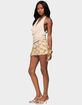 EDIKTED Sonia Sequin Mini Skort image number 4