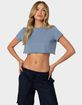 EDIKTED Stripey Cropped Tee image number 4
