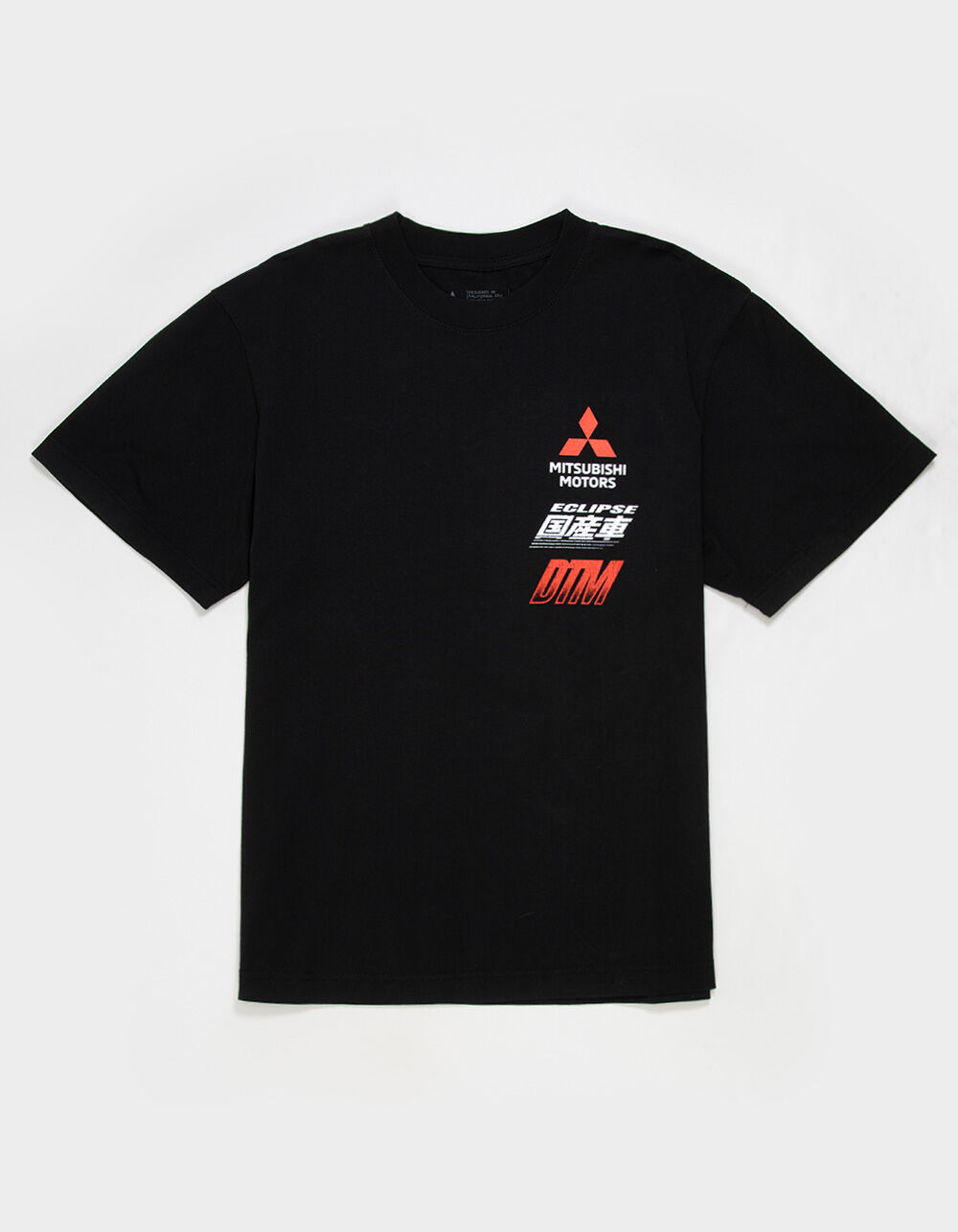 MITSUBISHI Eclipse Mens Boxy Tee - WASHED BLACK - XL | Tillys