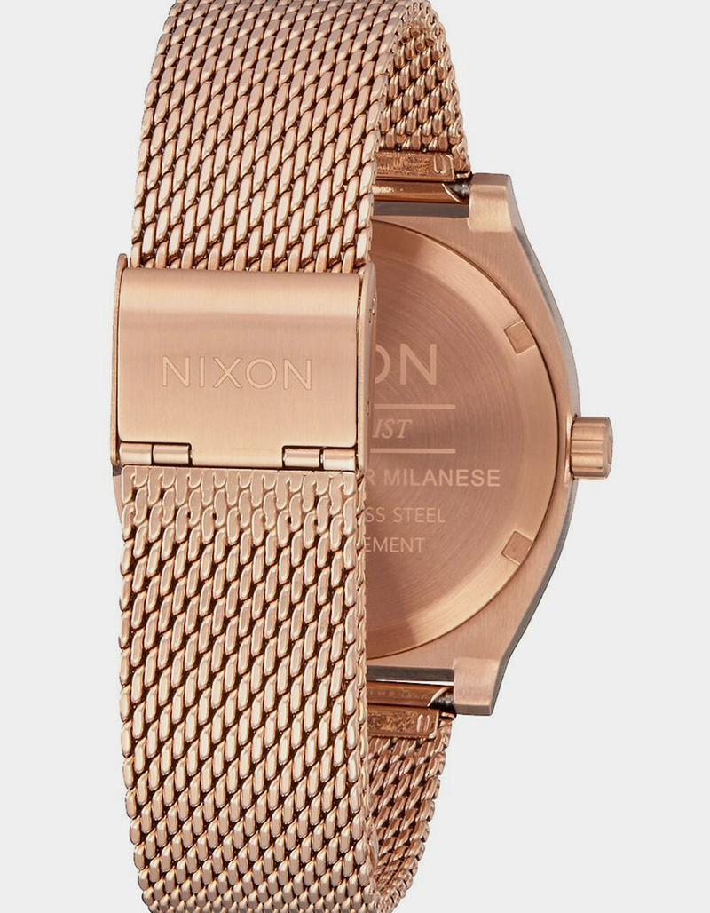 NIXON Time Teller Milanese All Rose Gold Watch image number 1
