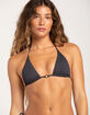DAMSEL Rib Ring Triangle Bikini Top image number 1