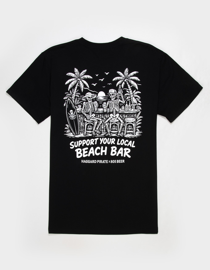 HAGGARD PIRATE x 805 Beach Bar Mens Tee image number 0