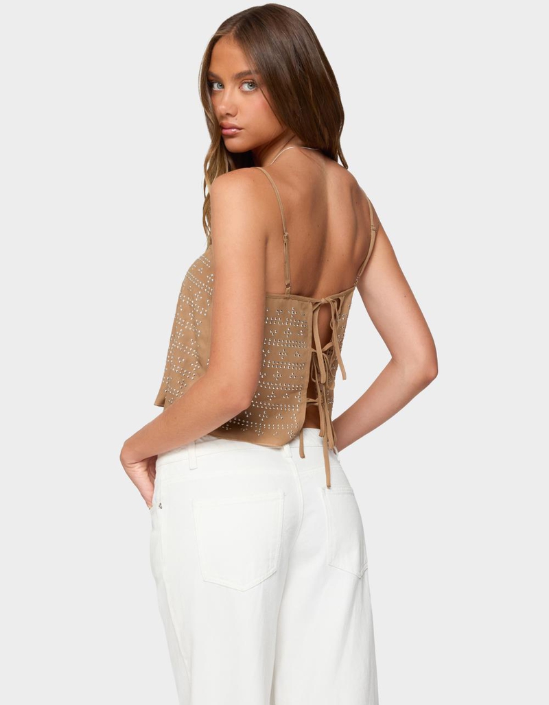 EDIKTED Sunna Studded Top image number 2