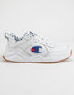 CHAMPION 93Eighteen C Logo White Leather Boys Shoes image number 1