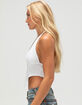 TRUE RELIGION Crystal Plunge Womens Halter Top image number 3