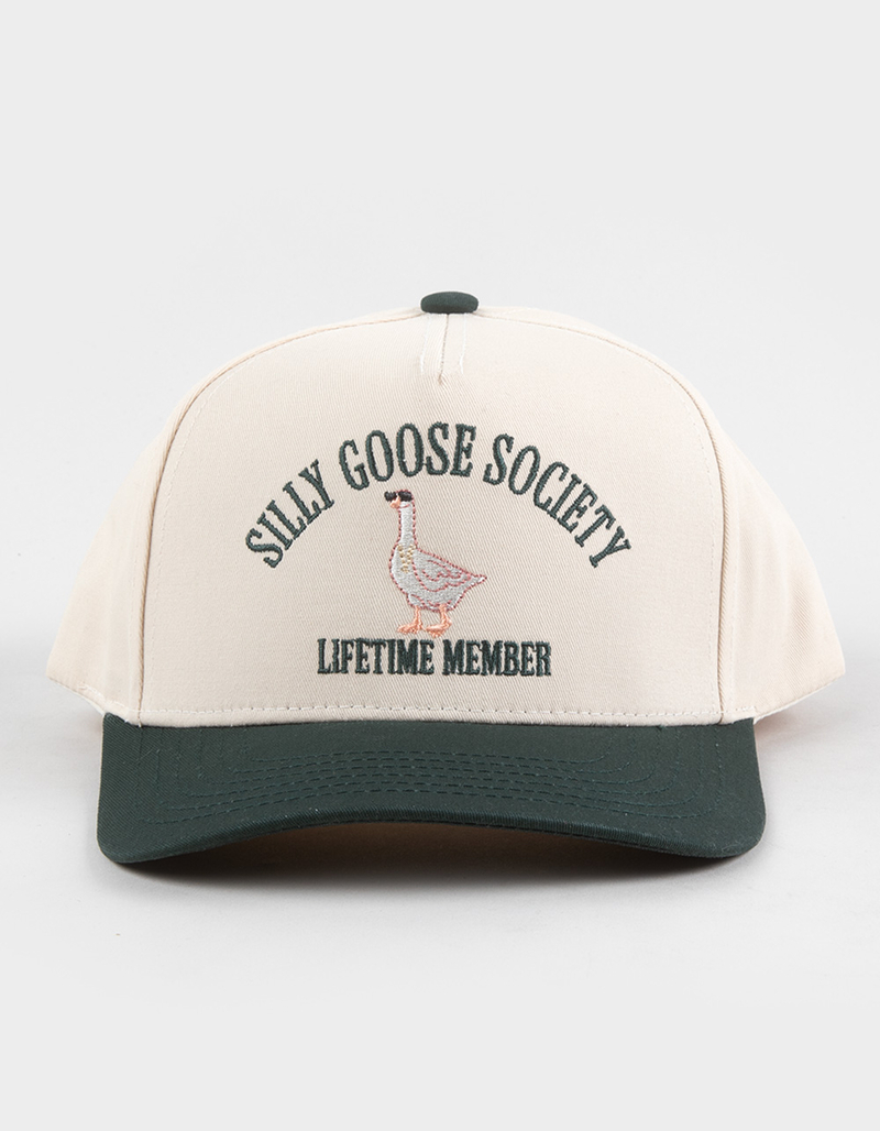 THE HAPPIEST Silly Goose Womens Snapback Hat image number 1