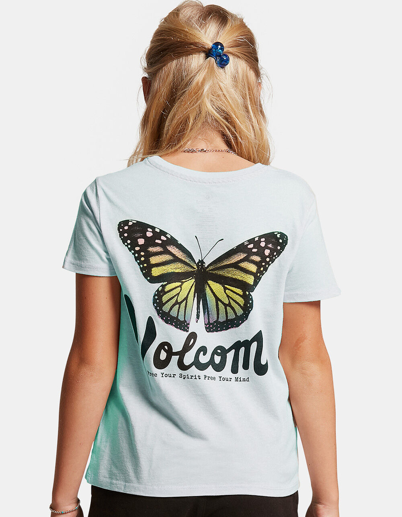 VOLCOM Last Party Girls Blue Tee image number 4