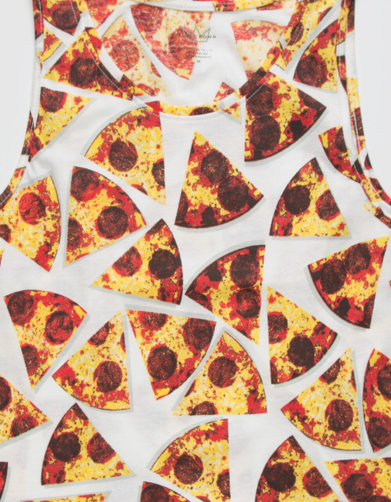 BLUE CROWN Pizza Mens Tank Top image number 1