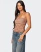EDIKTED Ballet Sheer Lace Tube Top image number 3