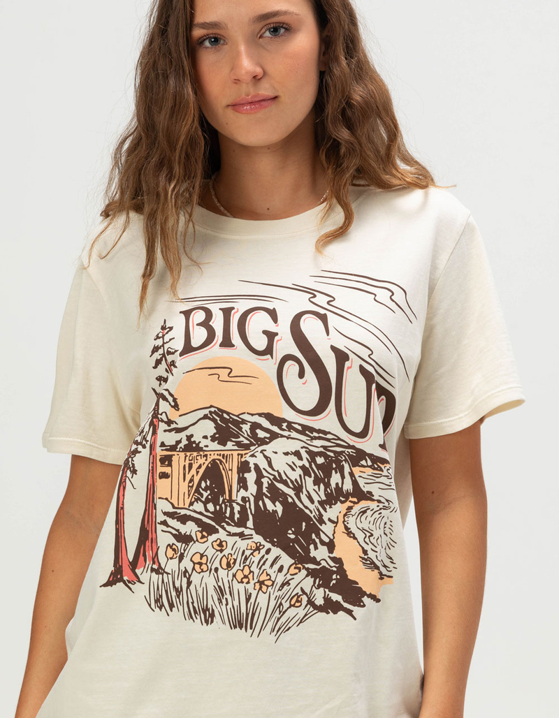 NECTAR CLOTHING Big Sur Womens Boyfriend Tee image number 3