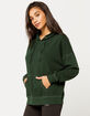 SKY AND SPARROW Contrast Stitch Pine Womens Hoodie image number 2