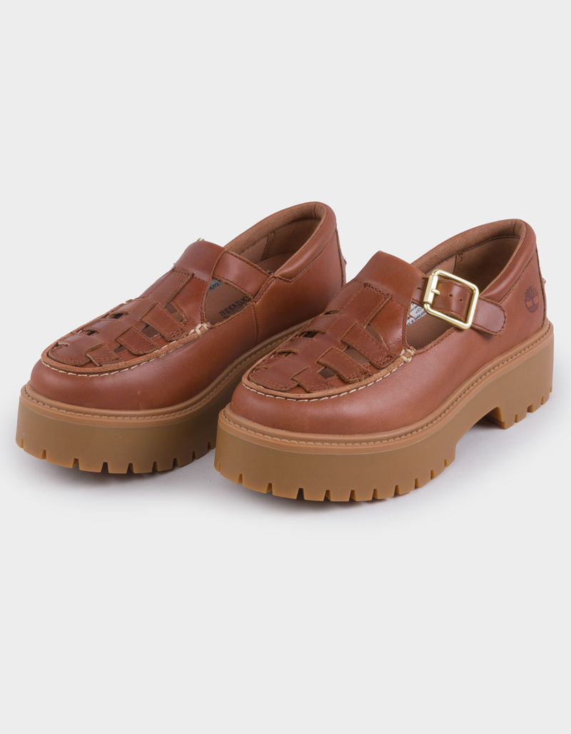 TIMBERLAND Stone Street Mary Jane Buckle Womens Platform Shoes image number 1