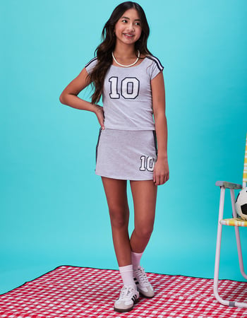 FULL TILT 10 Girls Off The Shoulder Tee Primary Image