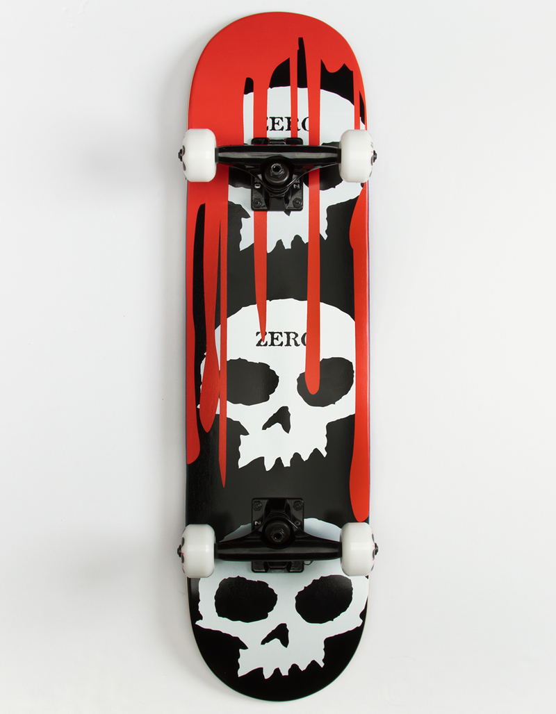 ZERO 3 Skull Blood 7.5" Complete Skateboard image number 0