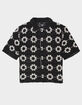 RSQ Mens Floral Crochet Button Up Shirt image number 1