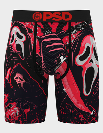 PSD Ghostface Call Me Mens Boxer Briefs Primary Image