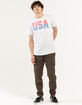 USA Stars And Stripes Unisex Tee image number 8