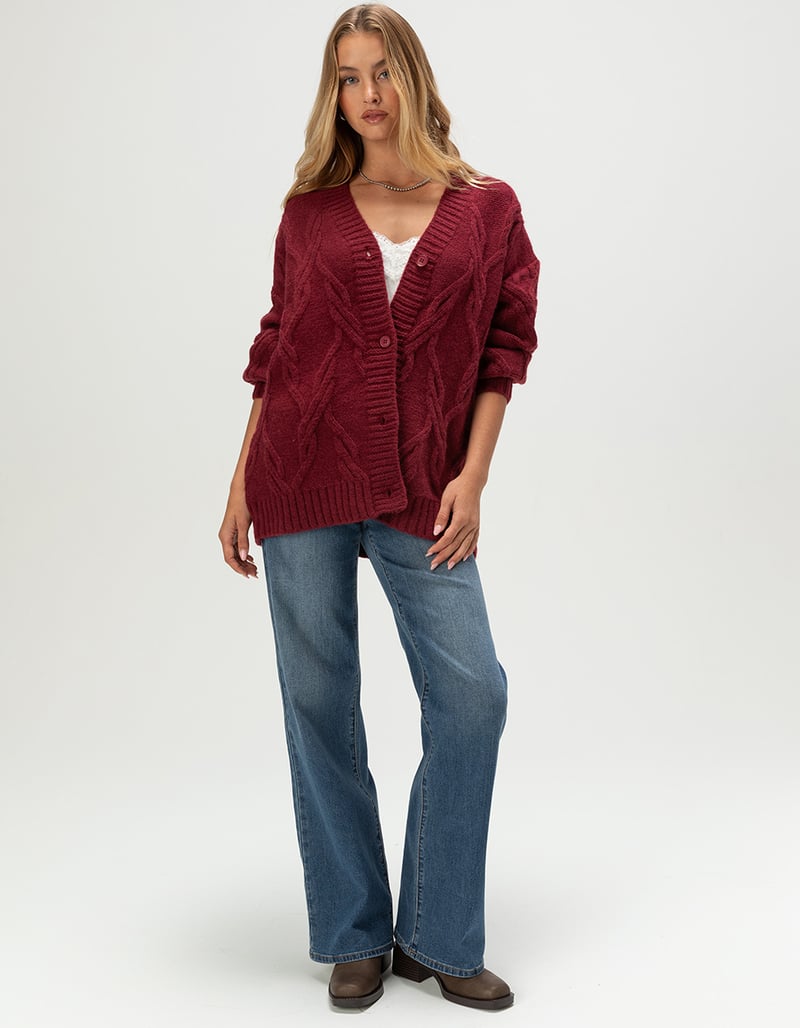 ACOA Womens Oversized Cardigan image number 1