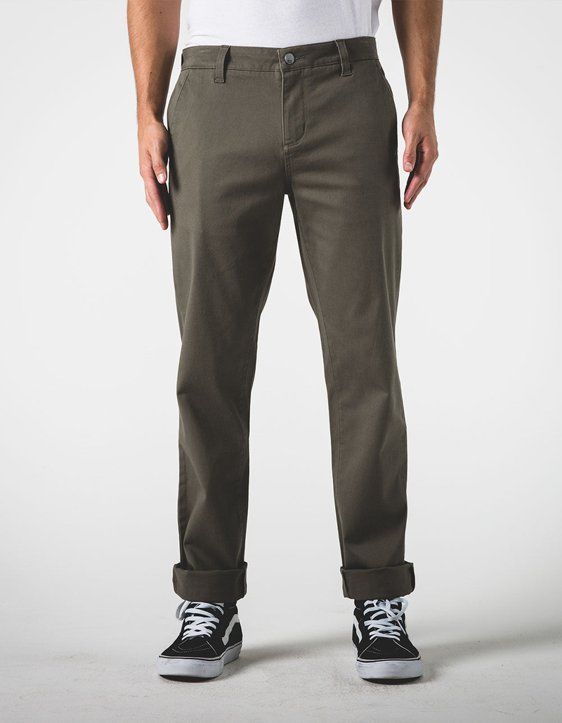 RSQ New York Mens Slim Straight Stretch Chino Pants image number 1