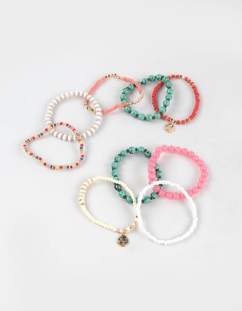 FULL TILT Multi Beaded Bracelet Set Primary Image