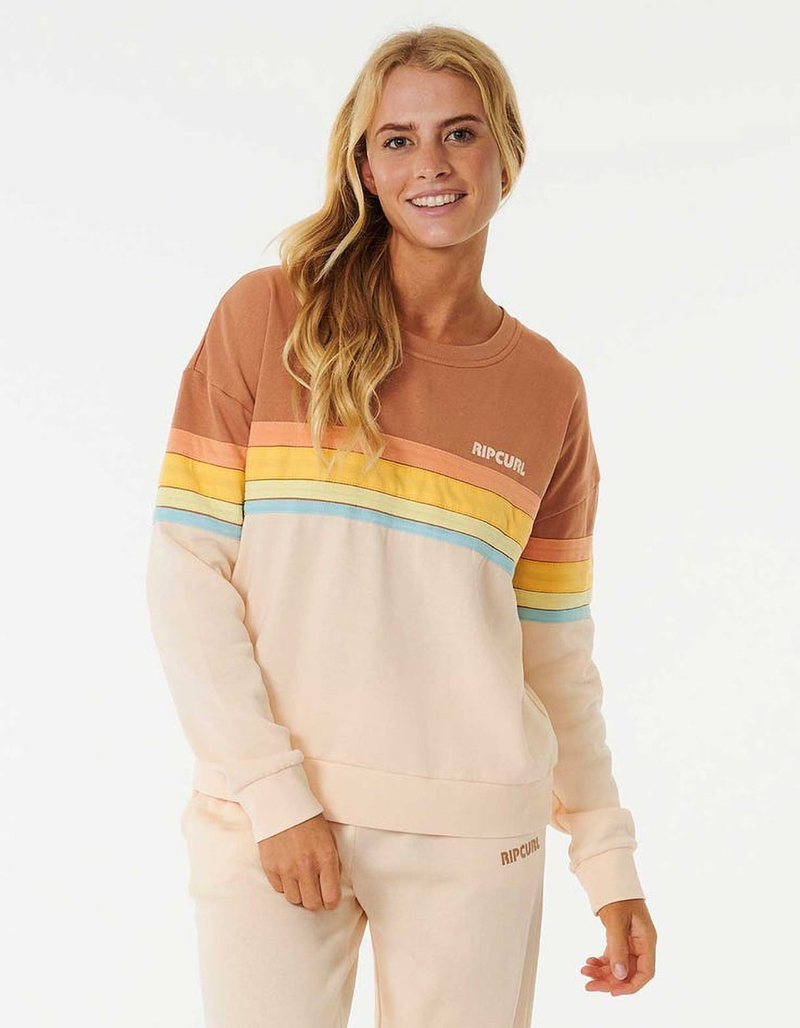 RIP CURL Surf Revival Womens Crewneck Sweatshirt image number 0
