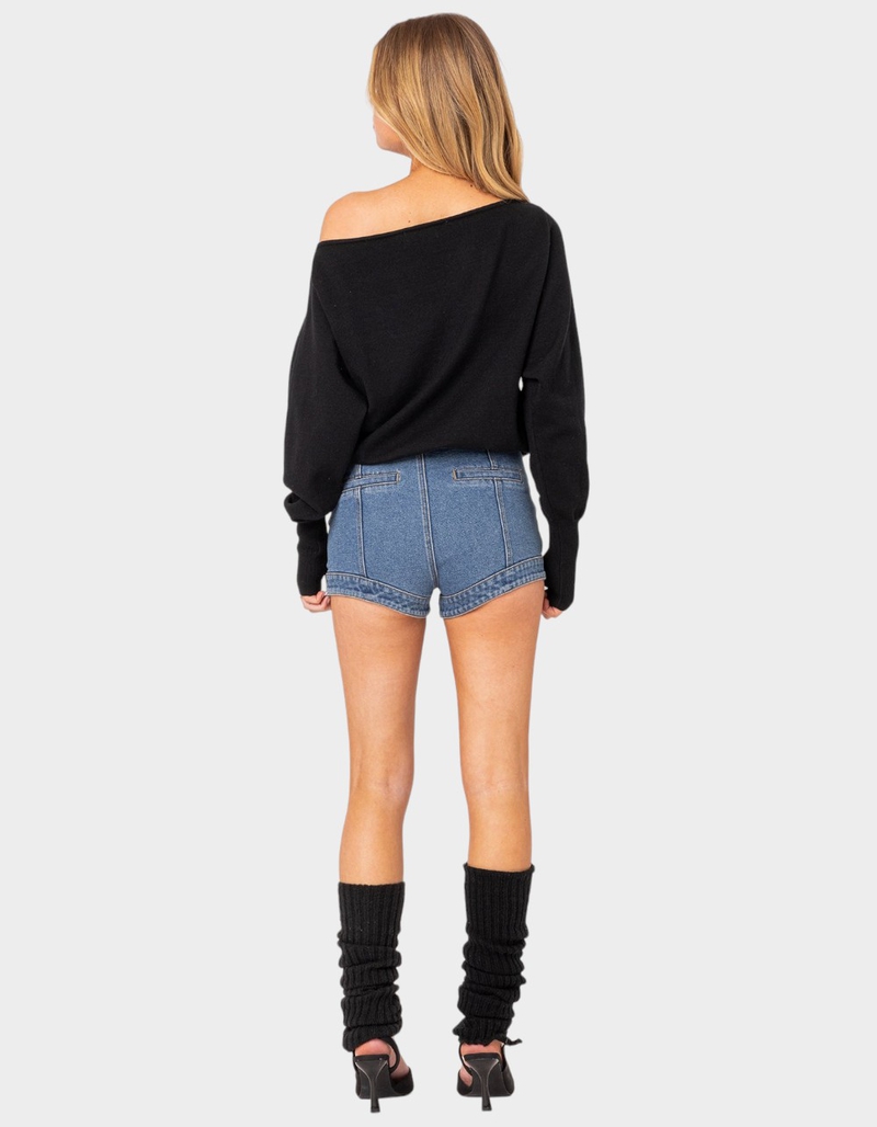 EDIKTED Off Shoulder Oversized Sweater image number 3