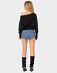 EDIKTED Off Shoulder Oversized Sweater image number 4