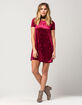 FULL TILT Velvet Tee Dress image number 4