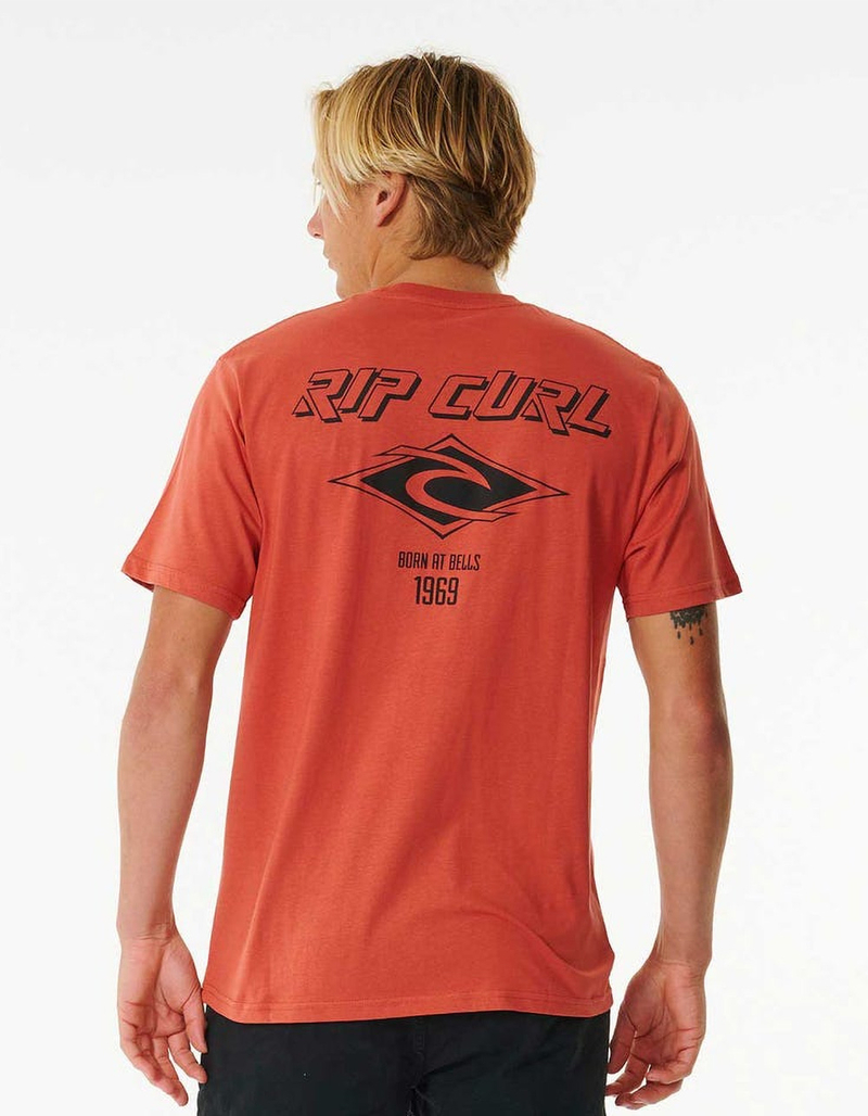 RIP CURL Fade Out Icon Mens Tee image number 0