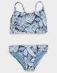 O'NEILL Palmetto Tropical Ruched Longline Girls Bralette Bikini Set image number 1