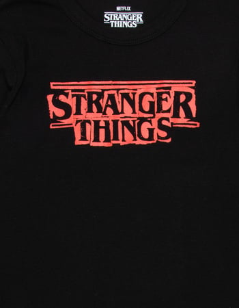 STRANGER THINGS Womens Long Sleeve Baby Tee Alternative Image