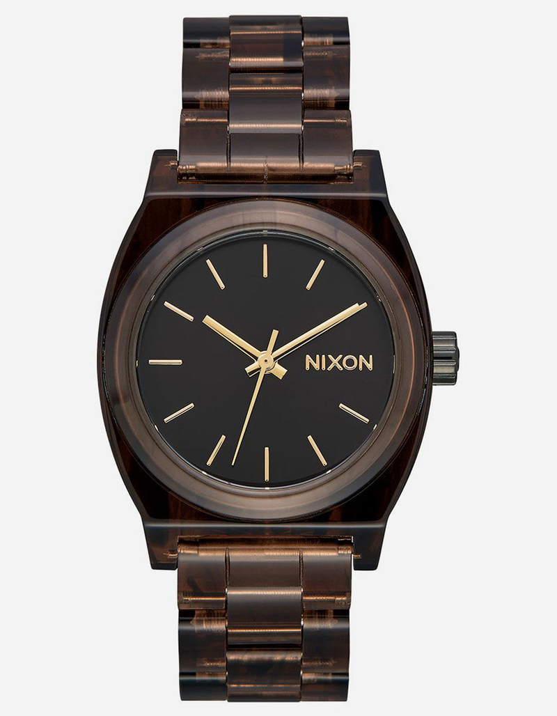 NIXON Medium Time Teller Acetate Brown Watch image number 0