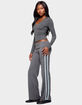 EDIKTED Ferne Long Sleeve V-Neck Top image number 5