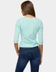 EDIKTED Lela Polka Dot Quarter Sleeve Top image number 3