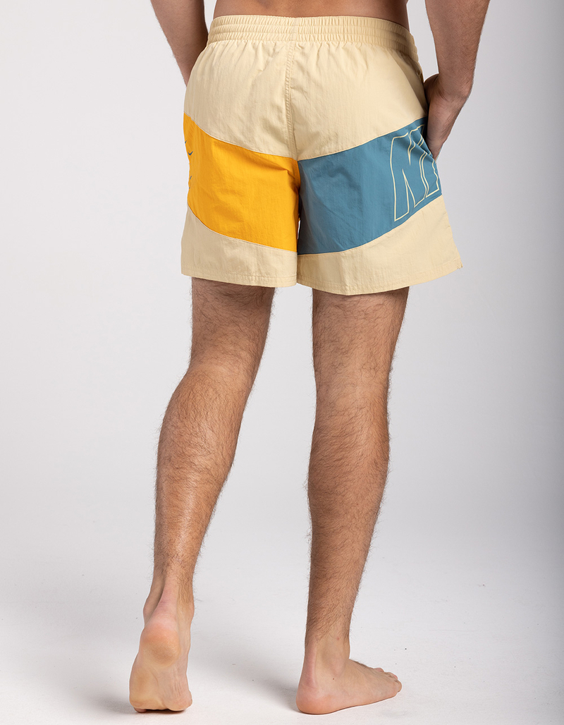 NIKE Multi Logo Vortex Icon Mens Volley Swim Trunks image number 5